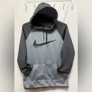 Nike Black and Grey Hoodie Boy’s Medium Sweatshirt 0102